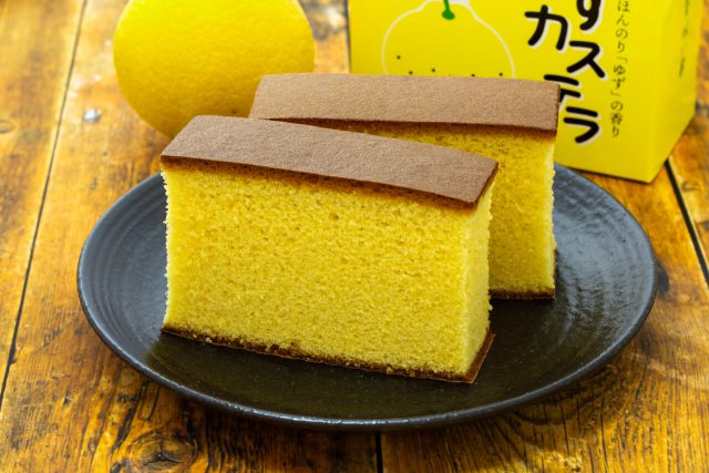 ゆずカステラを販売いたします ゆずカステラを販売いたします